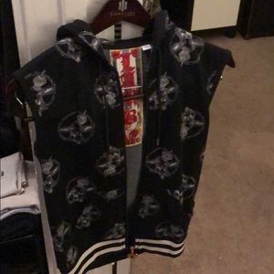RARE Sporty Vintage L.A.M.B.Sweatshirt Hoodie-Vest